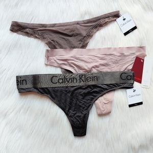 Calvin Klein & Tommy John Thong Panties, M 🍑